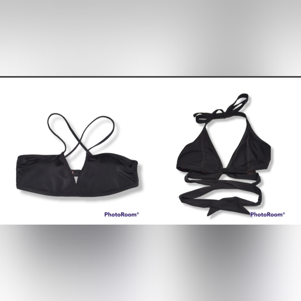 PINK by VS Black Bikini Top 2pc Bundle